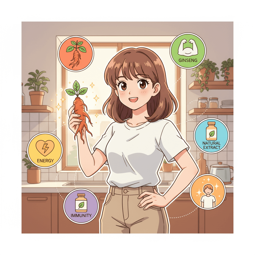 홍삼, 피로 회복과 면역력 증진에 좋은 식품